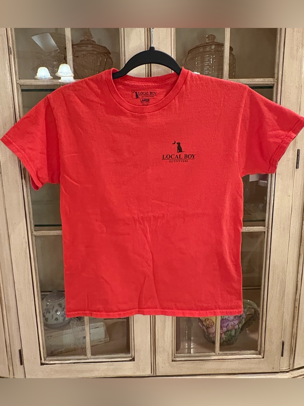 Local Boy Outfitters Kids' Red Short Sleeve 100% Cotton Tee